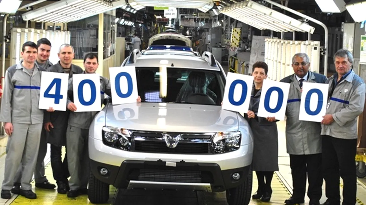 400.000 Duster produse la Uzinele Dacia