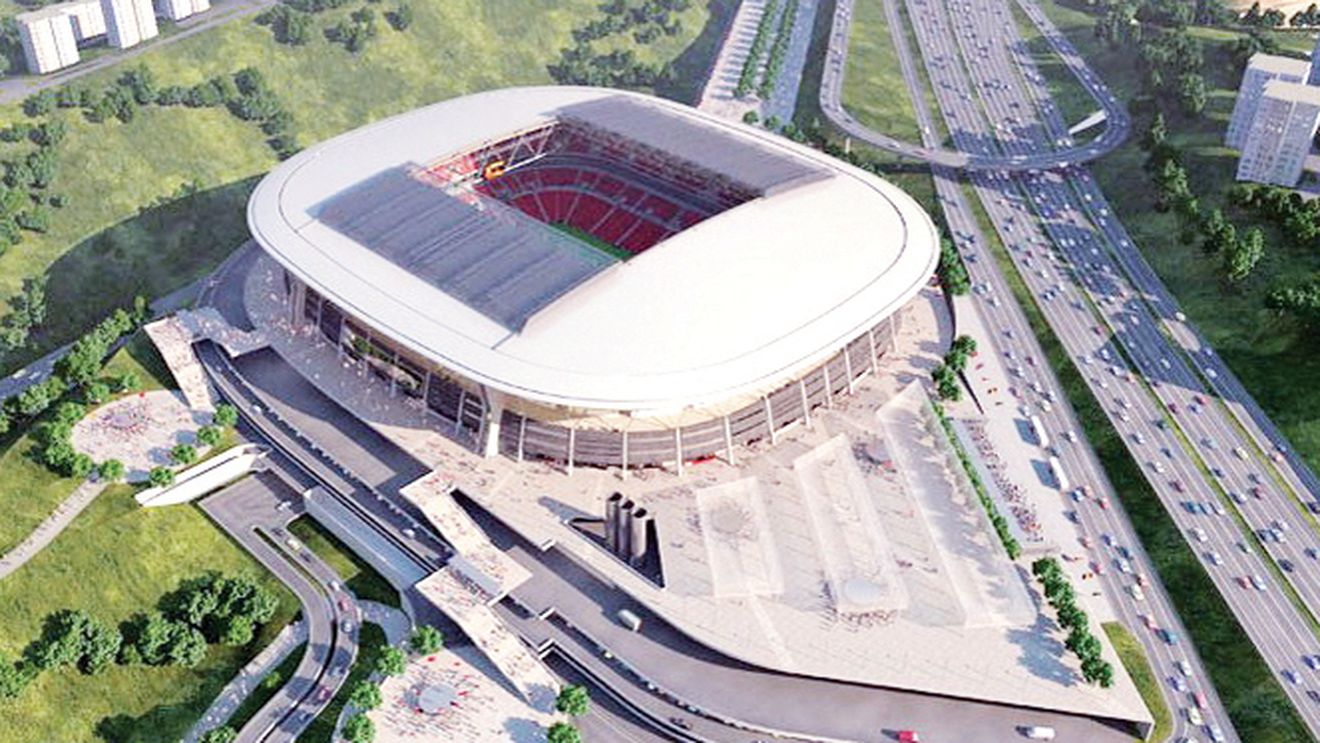 SUPER FOTO** Cum au construit românii stadionul Galatei