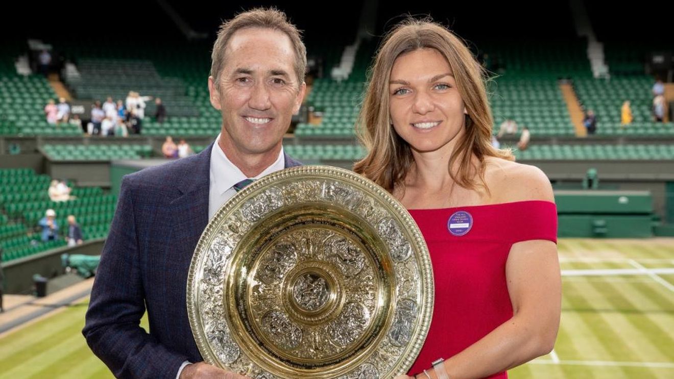 O imagine de milioane. Cum s-au pozat Simona Halep și Darren Cahill, înaintea ultimului meci de la Wimbledon 2019