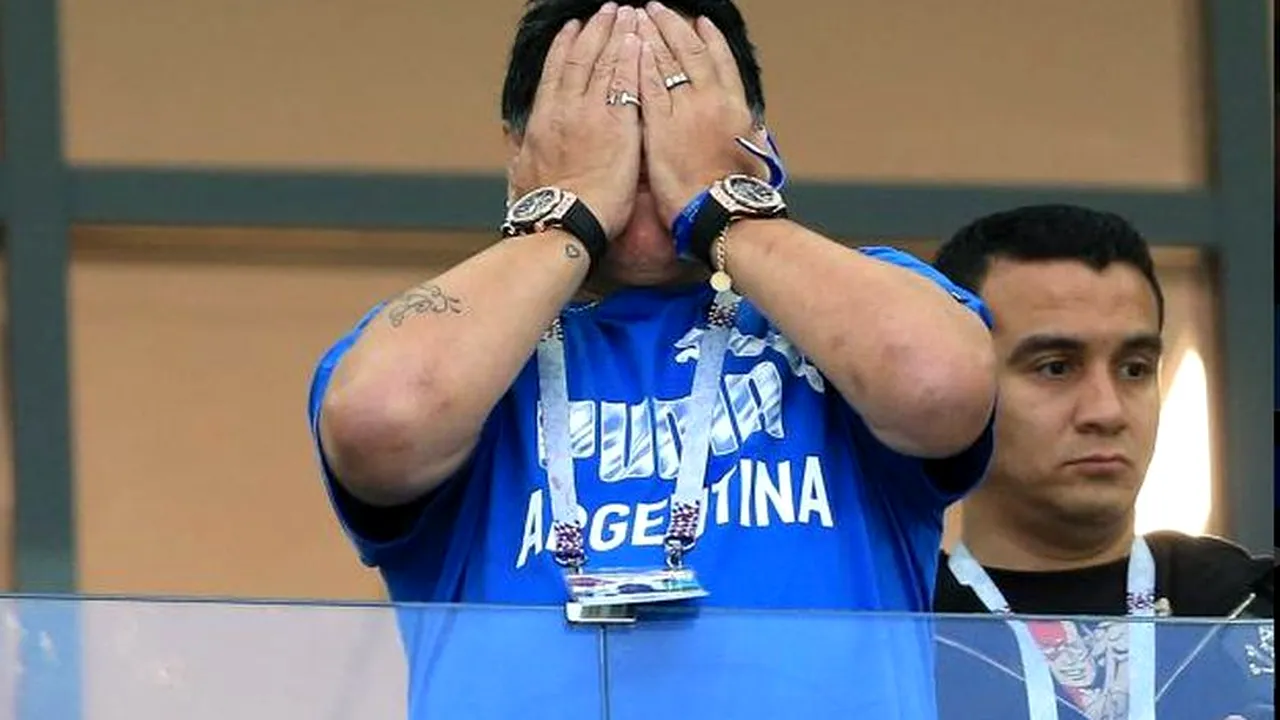 Maradona, în lacrimi după dispariția lui Sala: 