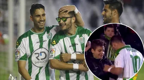 VIDEO | Florin Andone, despre momentul devenit viral în Spania. A fost „regizat” cu fiul directorului sportiv de la Cordoba. Repetă scena și la Euro? :)