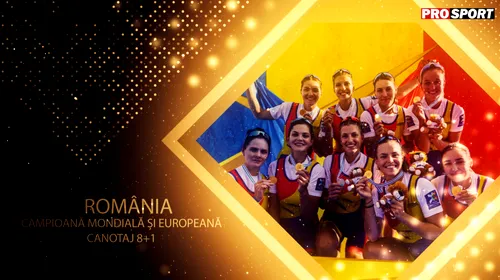 Emoție oferită de echipa de canotaj feminin 8+1 a României! Aur la Campionatele Mondiale de canotaj de la Racice | VIDEO
