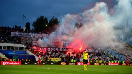 Steaua, două etape fără spectatori după incidentele de la meciul cu FC Brașov