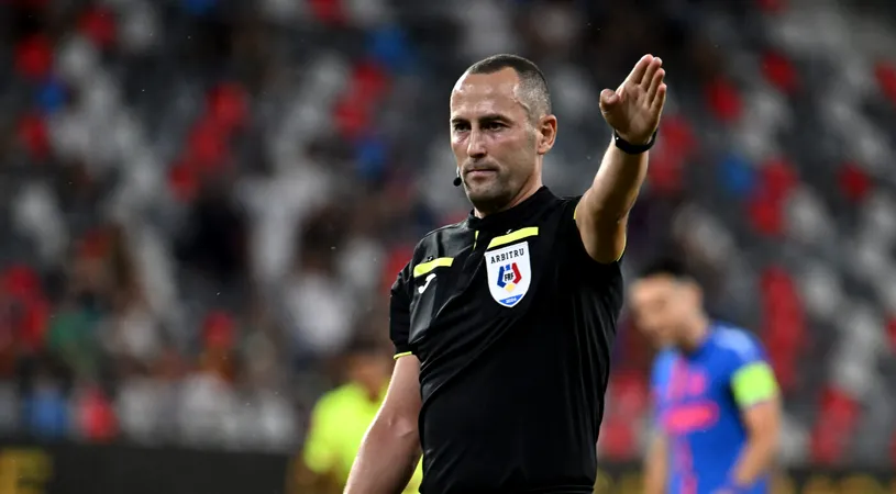 Halucinant! Ce i-a făcut un suporter al campioanei arbitrului Ionuț Coza, în drumul acestuia spre vestiare, după FCSB - Poli Iași 0-1. Imaginile sunt revoltătoare