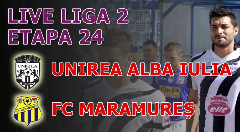 Unirea Alba Iulia - FC Maramureș 1-0!** Oară a înscris de 3 puncte