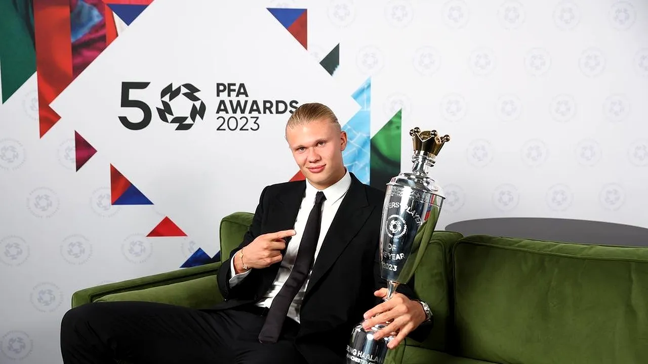 Erling Haaland este regele din Premier League: a câștigat trofeul râvnit de Harry Kane și Kevin de Bruyne!