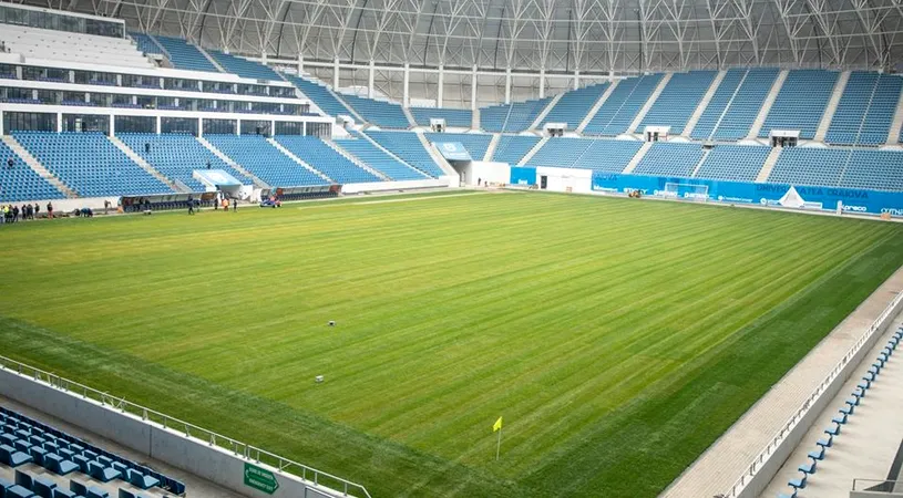 Au pus gazonul nou la Craiova și meciul Universitatea - Hermannstadt se va juca pe stadionul 