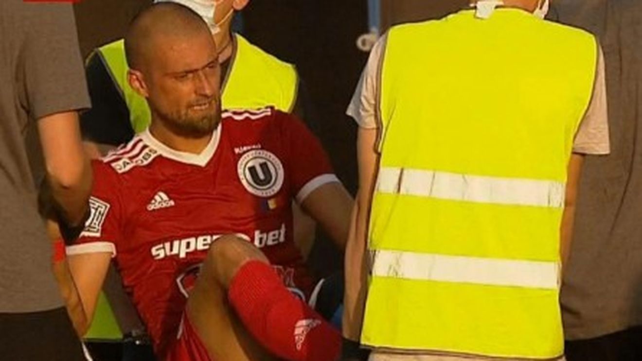 Gabi Tamaș, decizie incredibilă după ce a suferit ruptură de menisc. „Luni vreau să joc, iar marți mă operez!” Când revine fundașul lui U Cluj