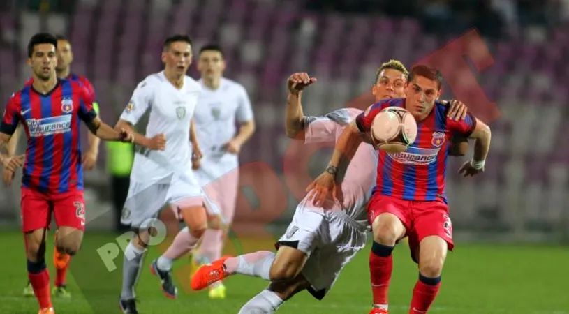 Primul meci fără gol pentru Steaua în acest campionat. Reghe, nemulțumit: 