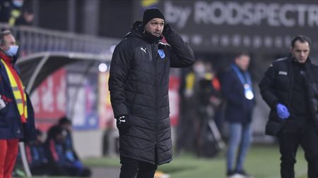 Corneliu Papură nu a zâmbit nici după ce Universitatea Craiova a urcat în fotoliul de lider. „Nu contează dacă ești primul după 13-14 kilometri!”