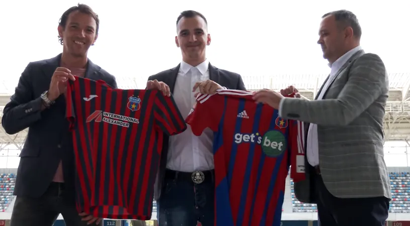 FOTO și VIDEO | Steaua a semnat ”al doilea cel mai mare contract de sponsorizare pentru o academie din România”. Noul partener va oferi mai multe facilități clubului, dar va apărea și pe echipamentele echipei mari