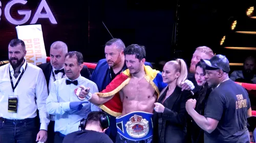 Ronald Gavril a câștigat centura WBF World după ce și-a făcut K.O. adversarul în runda 5!