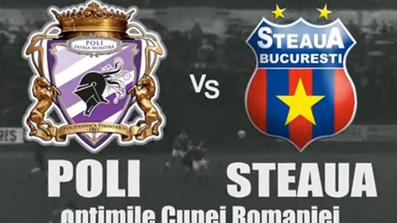 VIDEO Superclip de prezentare al meciului Poli-Steaua din optimile Cupei României