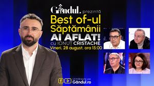 Gândul prezintă Best Of Ai aflat! Cu Ionuț Cristache - vineri, 28 august, de la ora 15.00