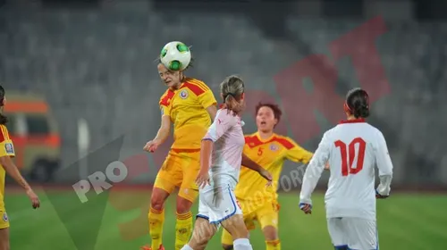 România – Cehia, scor 0-0, în preliminariile CM FIFA 2015 la fotbal feminin