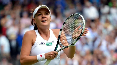 Agnieszka Radwanska s-a calificat în finala de la Wimbledon!** Poloneza va primi un cec în valoare de 575.000 de lire sterline
