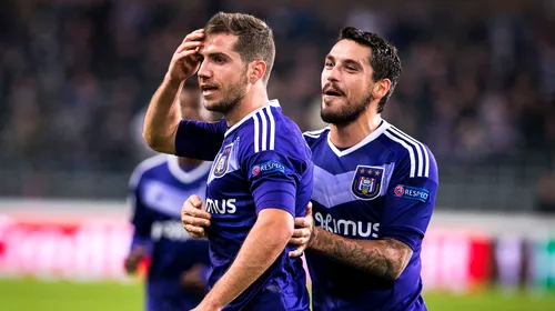 Waregem – Anderlecht 1-2. VIDEO | Chipciu își ajută echipa să rămână pe primul loc. Fostul stelist a marcat în prima repriză, apoi a fost schimbat pe final. Stanciu a rămas pe bancă