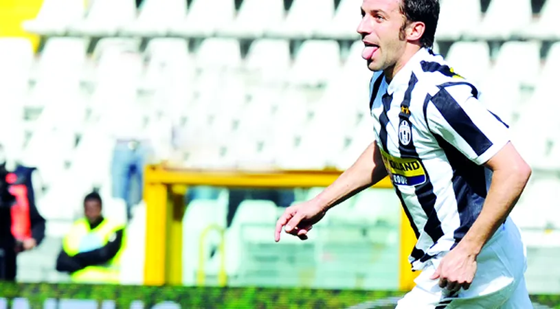GRANDE!** Del Piero a intrat în Top 10 al golgheterilor all-time din Italia