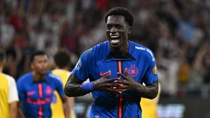 Joyskim Dawa, reacție ciudată după FCSB - Maccabi Tel-Aviv 1-1! Ce a spus camerunezul despre eventuala eliminare din Liga Campionilor. VIDEO