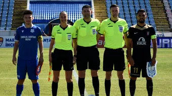 Tunurile pe arbitraj! Metalul Buzău acuză un penalty neacordat și o eliminare încasată pe nedrept în partida cu Chindia. Valentin Stan: ”Domnul Robu e plin de exces de zel”