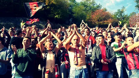 Guardia Rosso-Nera a protestat** cu FC Bihor împotriva lui Carol Gurgu!