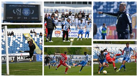 Fotbal trist la ceas aniversar! Poli Iași s-a impus la limită în fața codașei AFC Câmpulung Muscel, după un meci extrem de modest