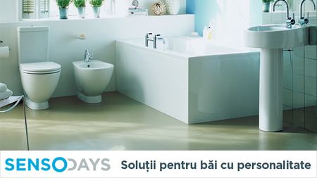 (P) SensoDays va propune solutii de amenajare pentru o baie personalizata!