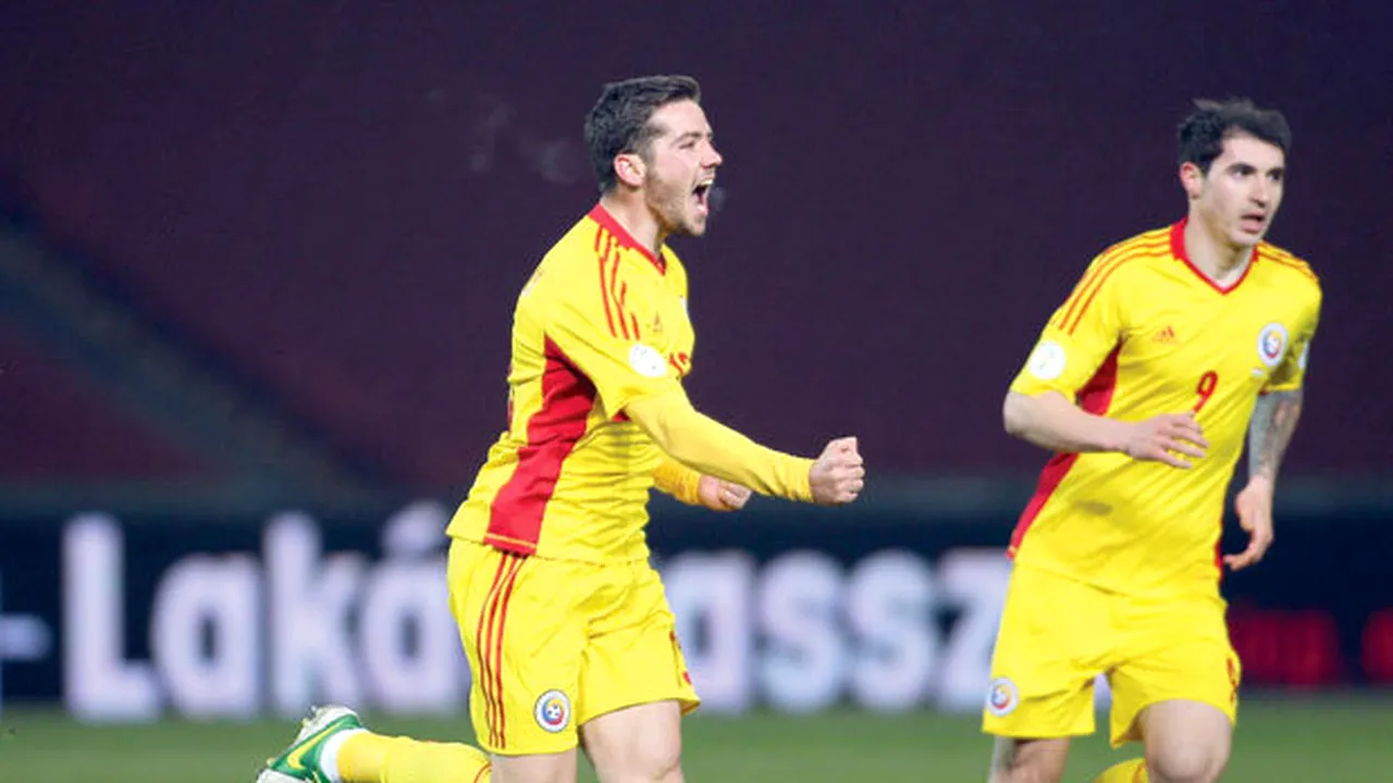 Naționala României a ajuns în Ungaria la cota 200 de goluri în istoria preliminariilor CM.** Tricolorii sunt peste superputeri precum Franța sau Italia