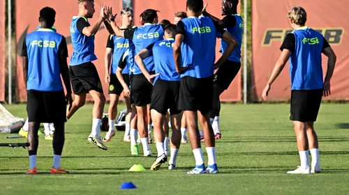 Doi fotbaliști noi la antrenamentul FCSB. Unul are numai 15 ani