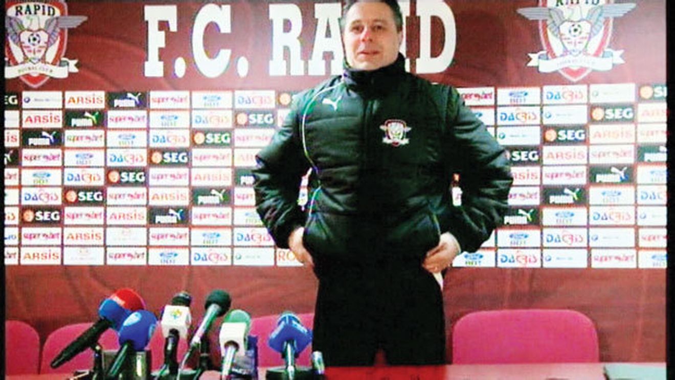 Pantalonii rămân pe Șumudică :)!** Antrenorul Rapidului a scăpat de suspendare