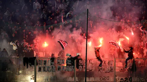 FOTO | Gest superb al fanilor rapidiști! Ce banner au afișat la meciul cu Dacia Unirea Brăila