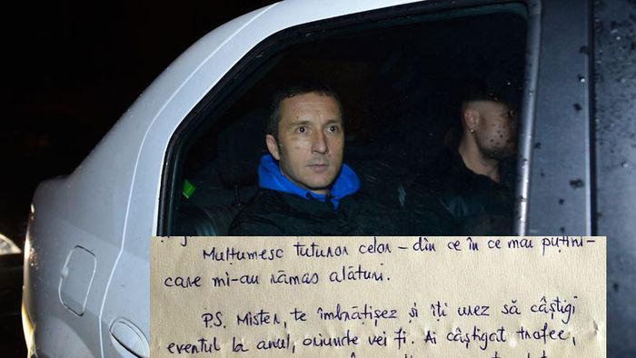 Mihai Stoica, mesaj din închisoare pentru Reghecampf: "Îți urez să câștigi eventul la anul, oriunde vei fi"