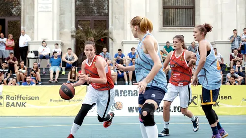 Studentele din Alba Iulia sar sus de tot. România, vicecampioană europeană universitară la baschet 3x3