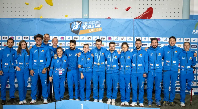 3 medalii pentru Paraclimbing la Cupa Mondială! Cine sunt cei 9 sportivi români participanți