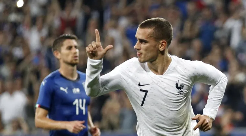 Franța - Italia 3-1. Victorie fără emoții pentru Griezmann și Pogba. VIDEO | Dembele a înscris golul serii