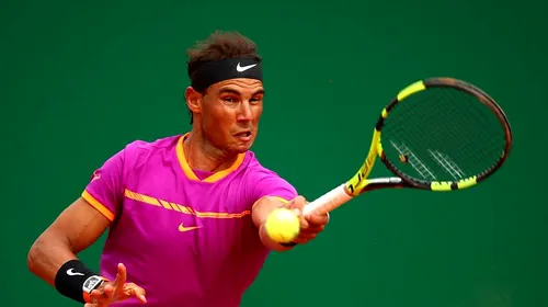 Calificare fără emoții pentru Rafael Nadal în sferturile Mastersului de la Monte Carlo