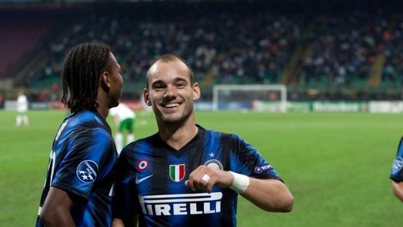 FOTO** Rarisim! Vezi cadrele realizate de Eto'o la bucuria de la golul Interului!