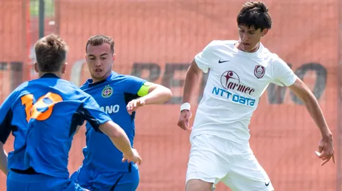 FCSB – CFR Cluj 9-3. Victorie incredibilă în Liga de Tineret, unde echipa lui Gigi Becali e lider
