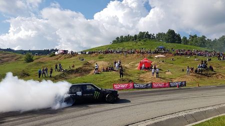 Călin Ciortan a dominat calificările etapei de drift de pe Transalpina
