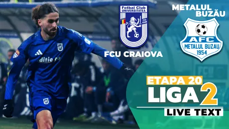 FCU Craiova întoarce scorul și câștigă contra Metalul Buzău, dar șansele sale la play-off țin doar de o decizie a FRF! Vlad Achim, gest golănesc în finalul partidei