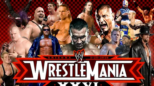 FABULOS! **WrestleMania 26 LIVE în România!