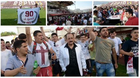 FOTO: 2500 de suporteri și mai mulți jucători au sărbătorit 90 de ani de la înființarea FC Rapid