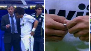 FOTO** Jose Mourinho uimește din nou! Le-a "vorbit" elevilor săi prin bilețele! Jucătorii n-au înțeles nimic și au pierdut cu Zaragoza