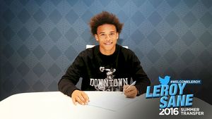 Leroy Sane a fost prezentat OFICIAL la Manchester City: "Pep Guardiola m-a convins!"