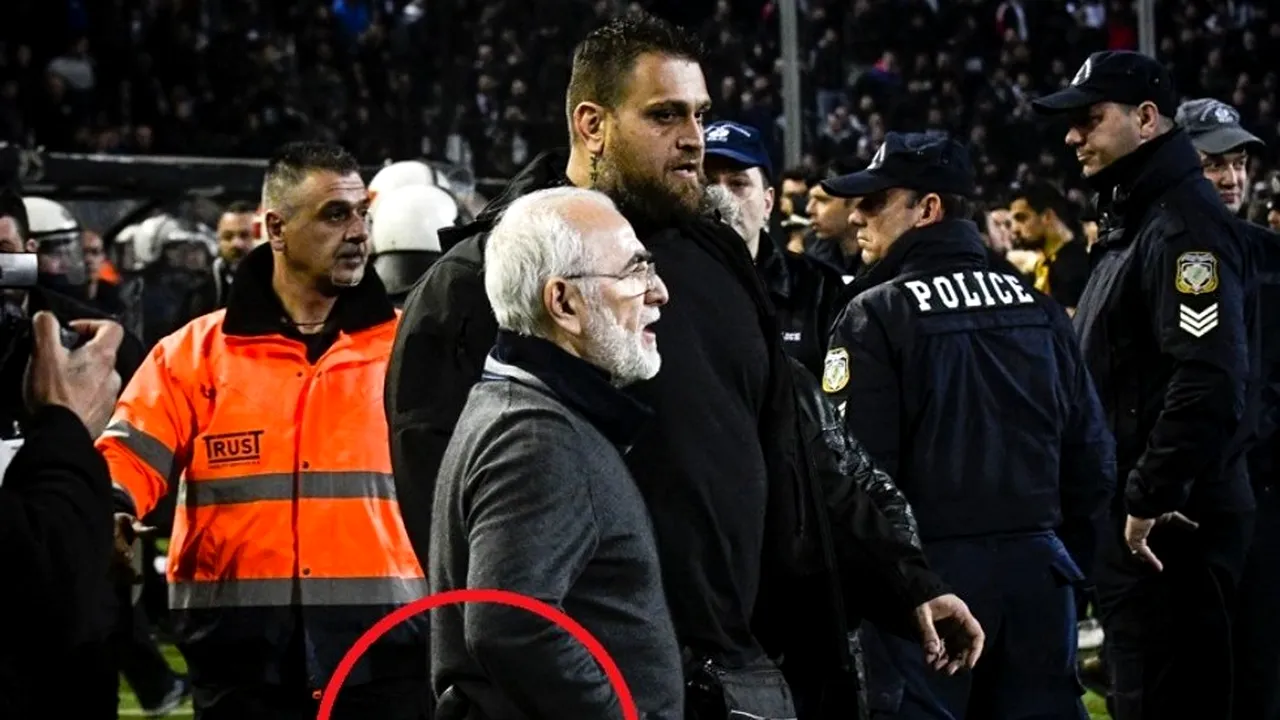Căutat de poliție după ce a intrat cu pistolul pe teren, patronul lui PAOK trimite un mesaj public: 