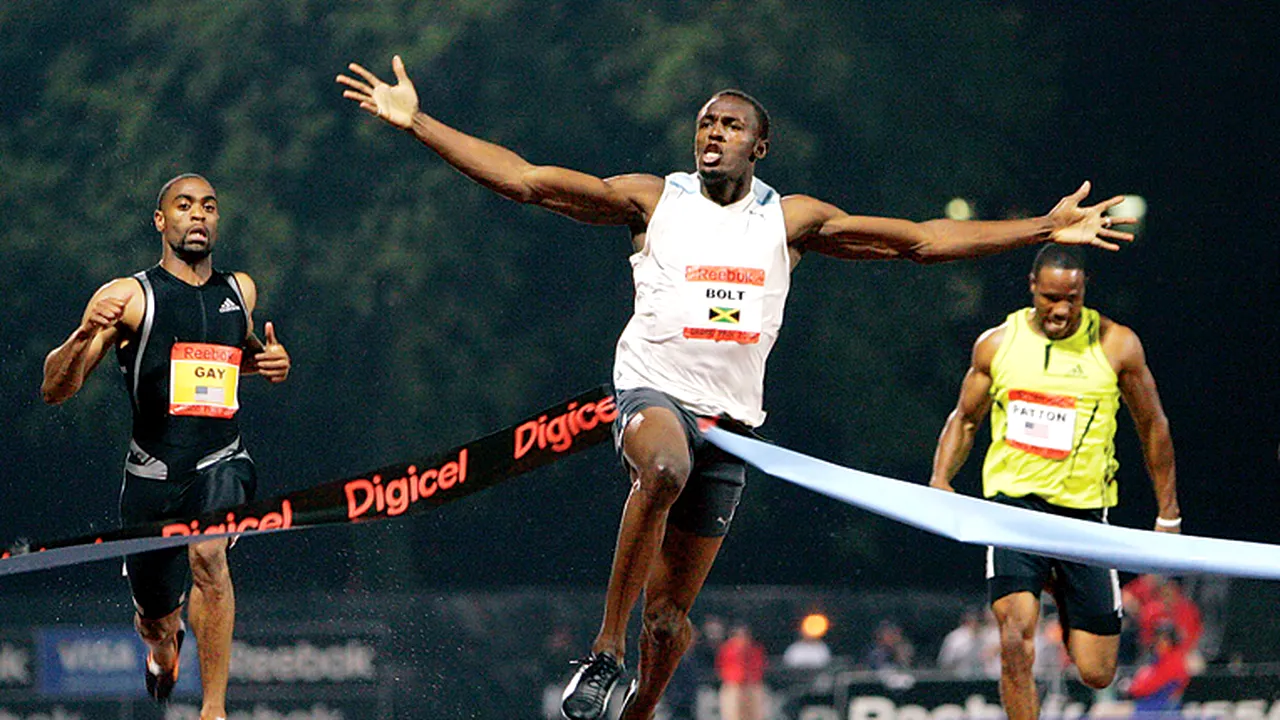 Usain Bolt nou record mondial la 100 m: 9,72