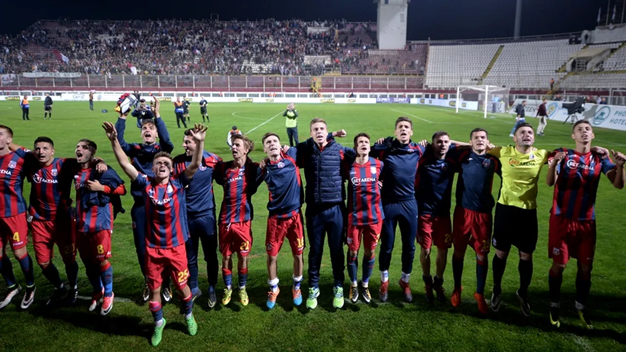 AS Tricolor - Steaua 0-1. Roș-albaștrii au câștigat împotriva echipei care completează podiumul. Academia Rapid s-a impus fără emoții cu Comprest

