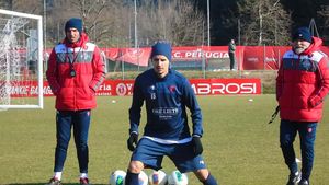Primele imagini cu Romario Benzar în tricoul celor de la Perugia! Echipa din Serie B are prima opțiune să-l cumpere în vară | FOTO