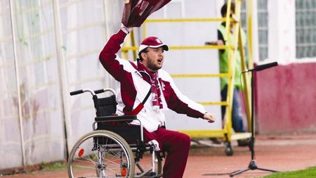 În treningul Rapidului** printre steliști