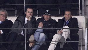 FOTO S-a bucurat ca un DISPERAT pentru calificarea Malagăi!** Un celebru actor de la Hollywood, așa cum nu l-ai mai văzut până acum